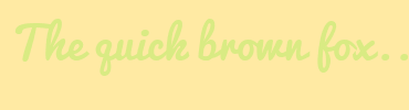 Image with Font Color D9EB83 and Background Color FFEAA3